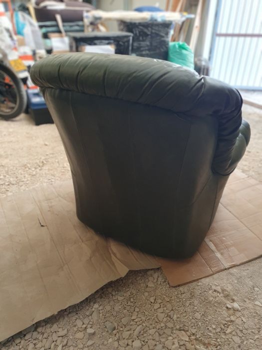 Cadeirão sofá individual verde