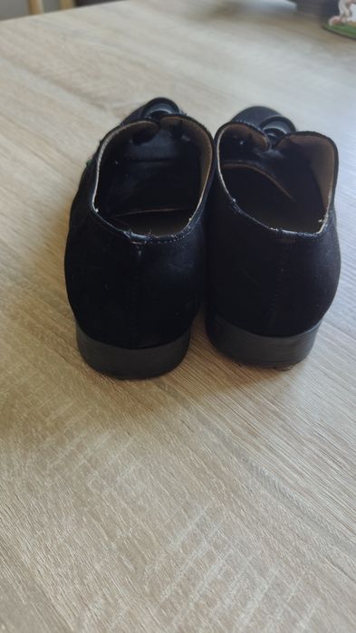 Eleganckie półbuty mokasyny kornecki 33 czarne