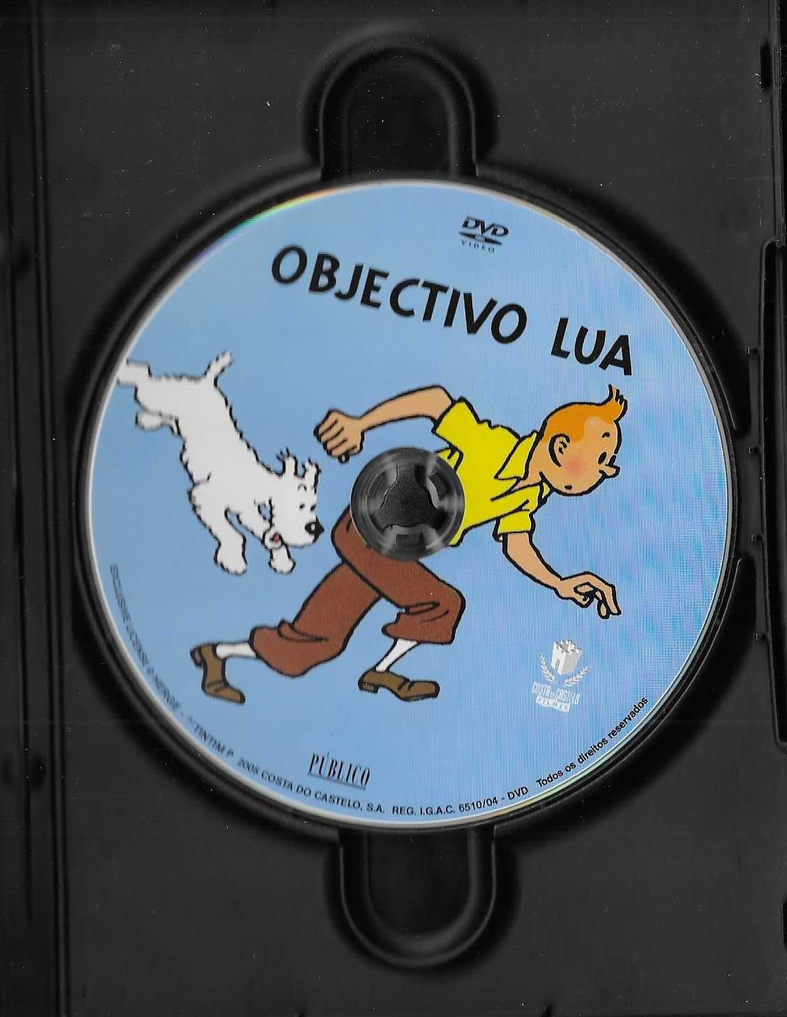 Hergé. As Aventuras de Tintim. Objectivo Lua/ Tintim no Tibete.