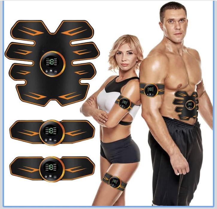 Elektryczny masażer elektrostymulator mięśni brzucha pas EMS