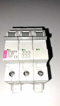 Автоматичний вимикач ETI ETIMAT 6 3P 40A C 6kA