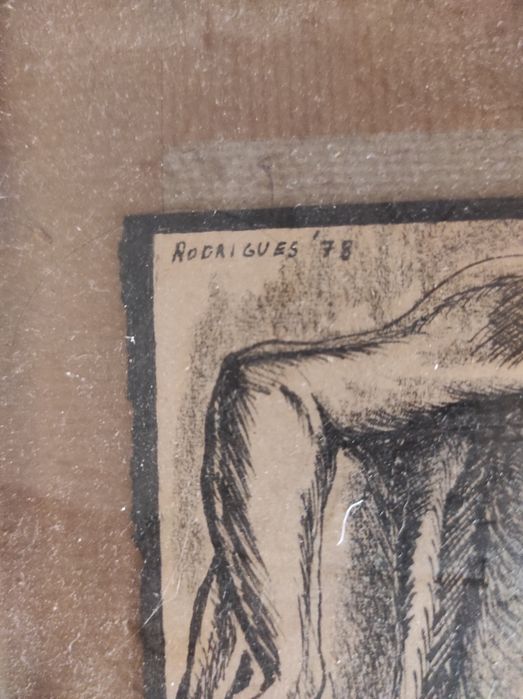 Quadro tinta da china