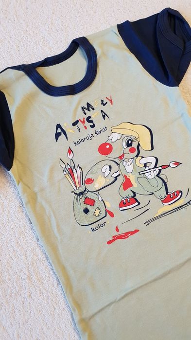 Body 98 cm bawełna Rampers śpiochy piżama pajacyk pajac kaftanik