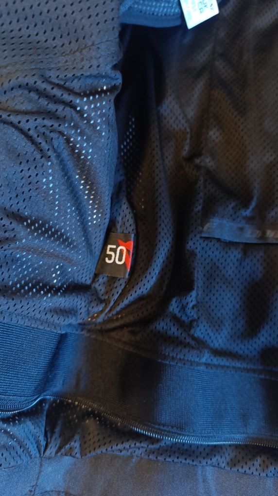 Casaco Dainese Avro 5 Tex + Protetor Costas G1 -L/50, Como Novo, Preto