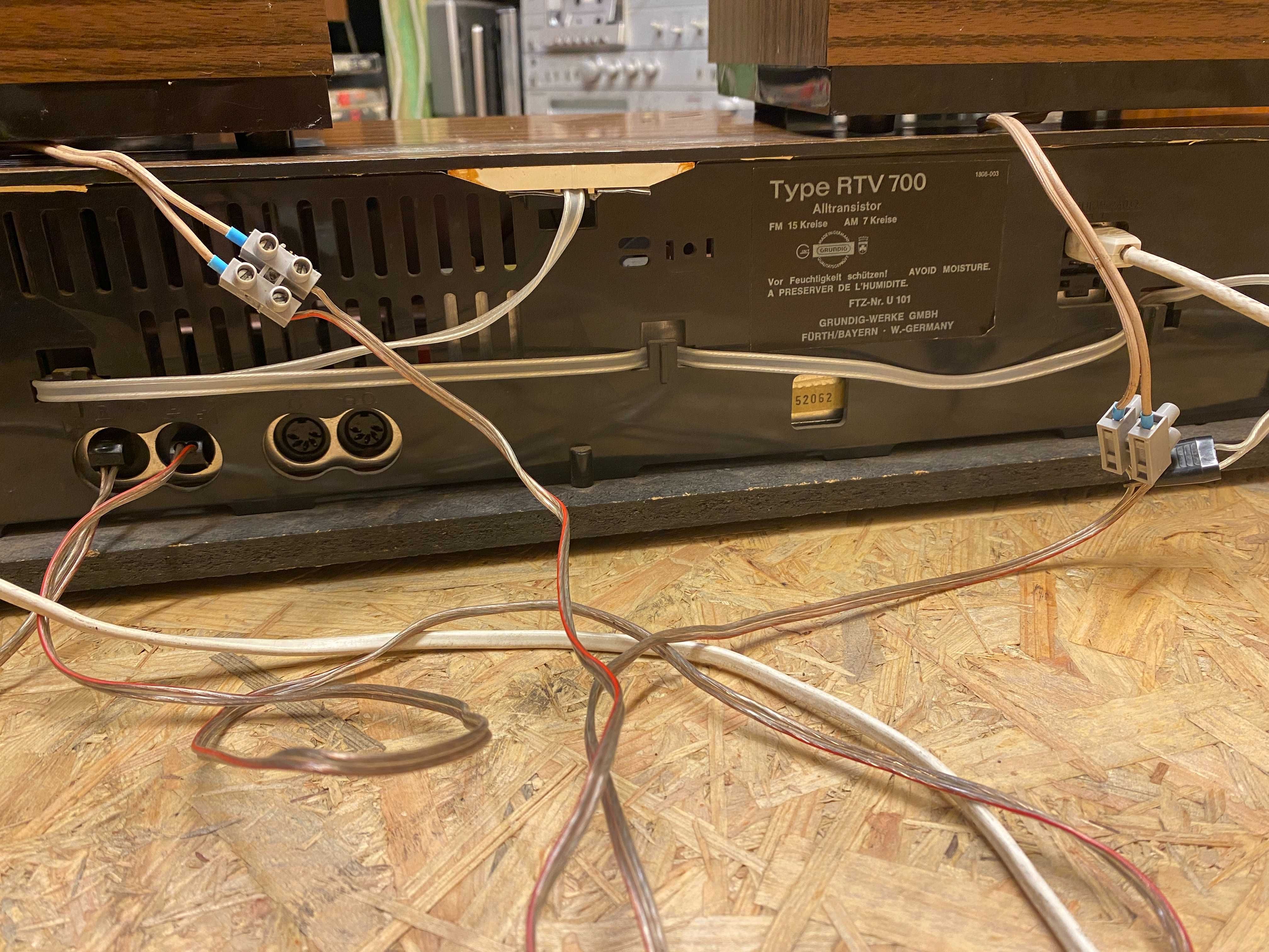 Radio Amplituner Grundig RTV 700 Z kolumnami (film pokazowy)