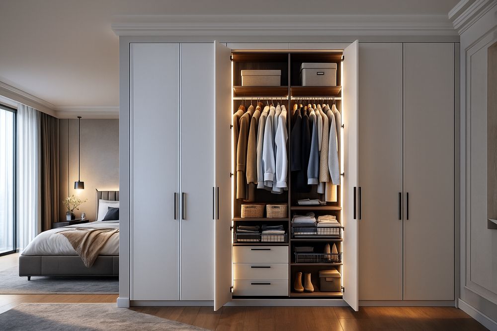 Szafy i garderoby na wymiar Łódź – solidne, piękne i funkcjonalne