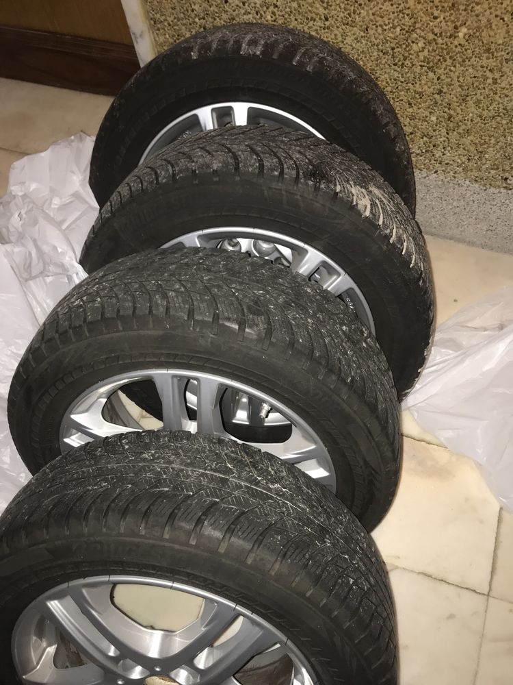 4 jantes 15” com pneus 185/60R15 mini cooper originais