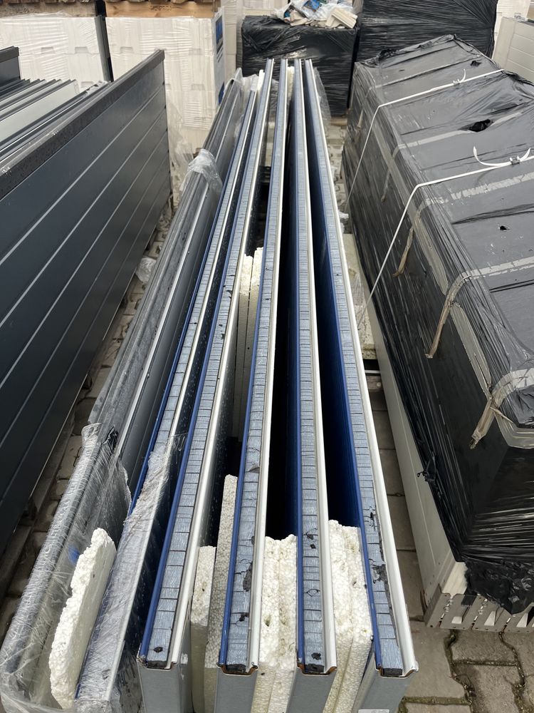 Brama segmentowa Belgijska 4000x3500 grafit  outlet