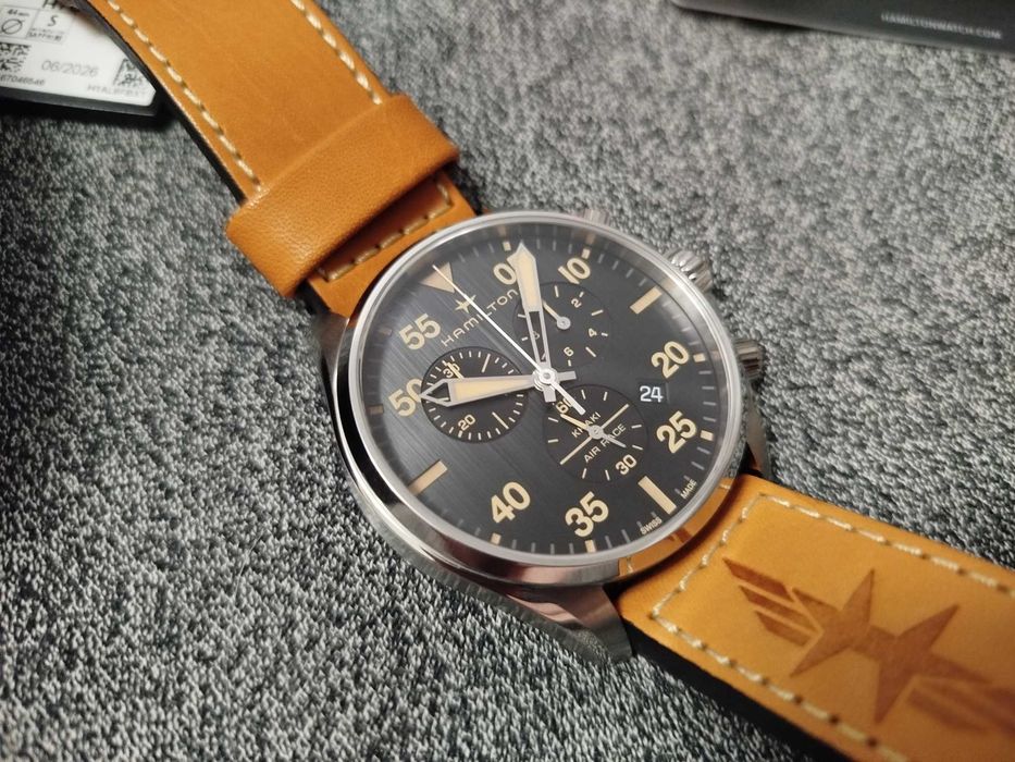 кварц Hamilton Khaki Pilot H76722531 Swiss made годинник