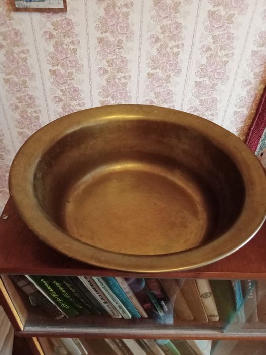 Медный таз для варенья времён СССР диаметр 45см