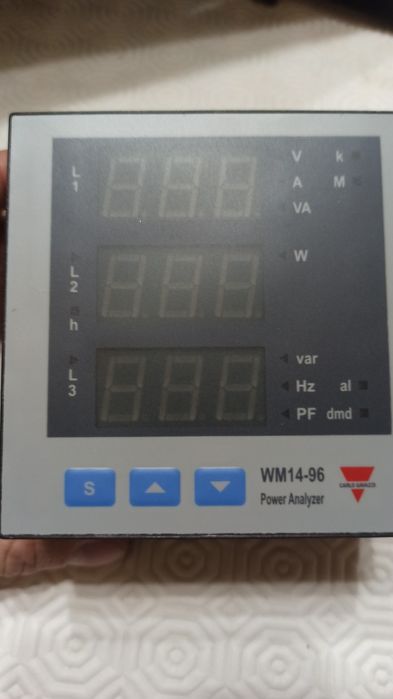 Analisador de energia CARLO GAVAZZI WM 14-96 AV5.3.D.PG