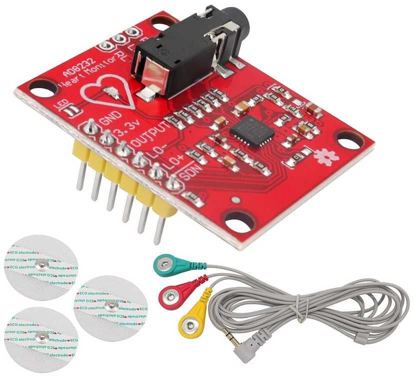 Módulo ECG para uso com Arduino Uno