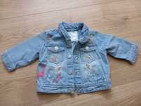 Jeansowa bluza z aplikacjami 68