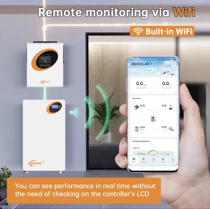 Гібридний інвертор 48v 6.5KW JSDSOLAR