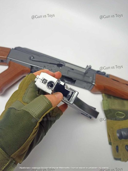 Металевий Дитячий Автомат Калашникова АК-47 реалістичний іграшка калаш