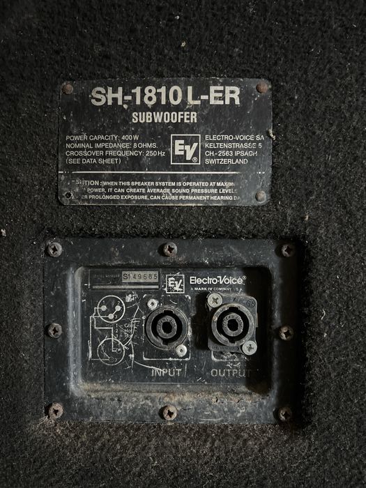 4 graves EV 18 polegadas invertidos