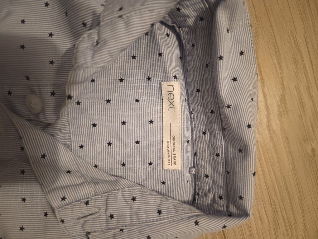 2 szt koszuli z długim rękawem dla chłopczyka next i Reserved