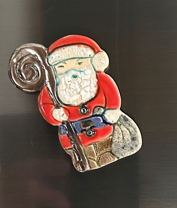 św. Mikołaj magnes ceramiczny