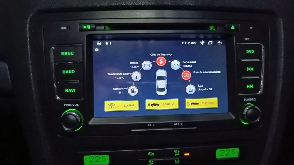Autoradio Android xtrons skoda octavia 2