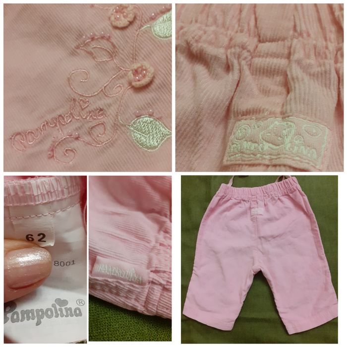 Шуба куртка боди штаны кофта Испания 3-6-9 мес Pampolina