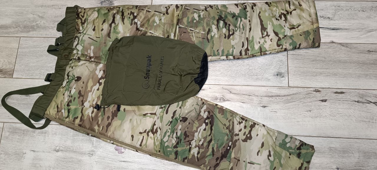 Штани Snugpak Parallax WGTE Multicam брюки level 7 теплі  + підтяжки