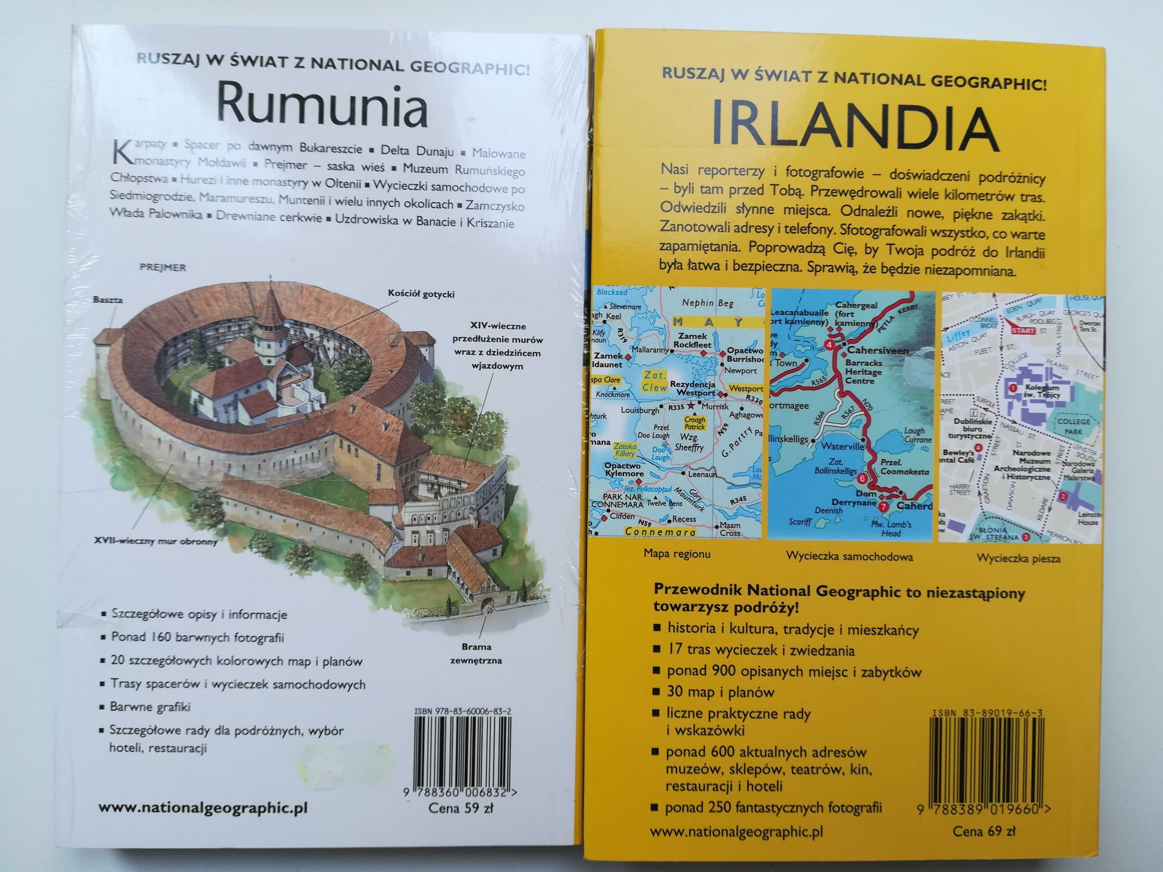 Przewodnik National Geographic Irlandia + Rumunia