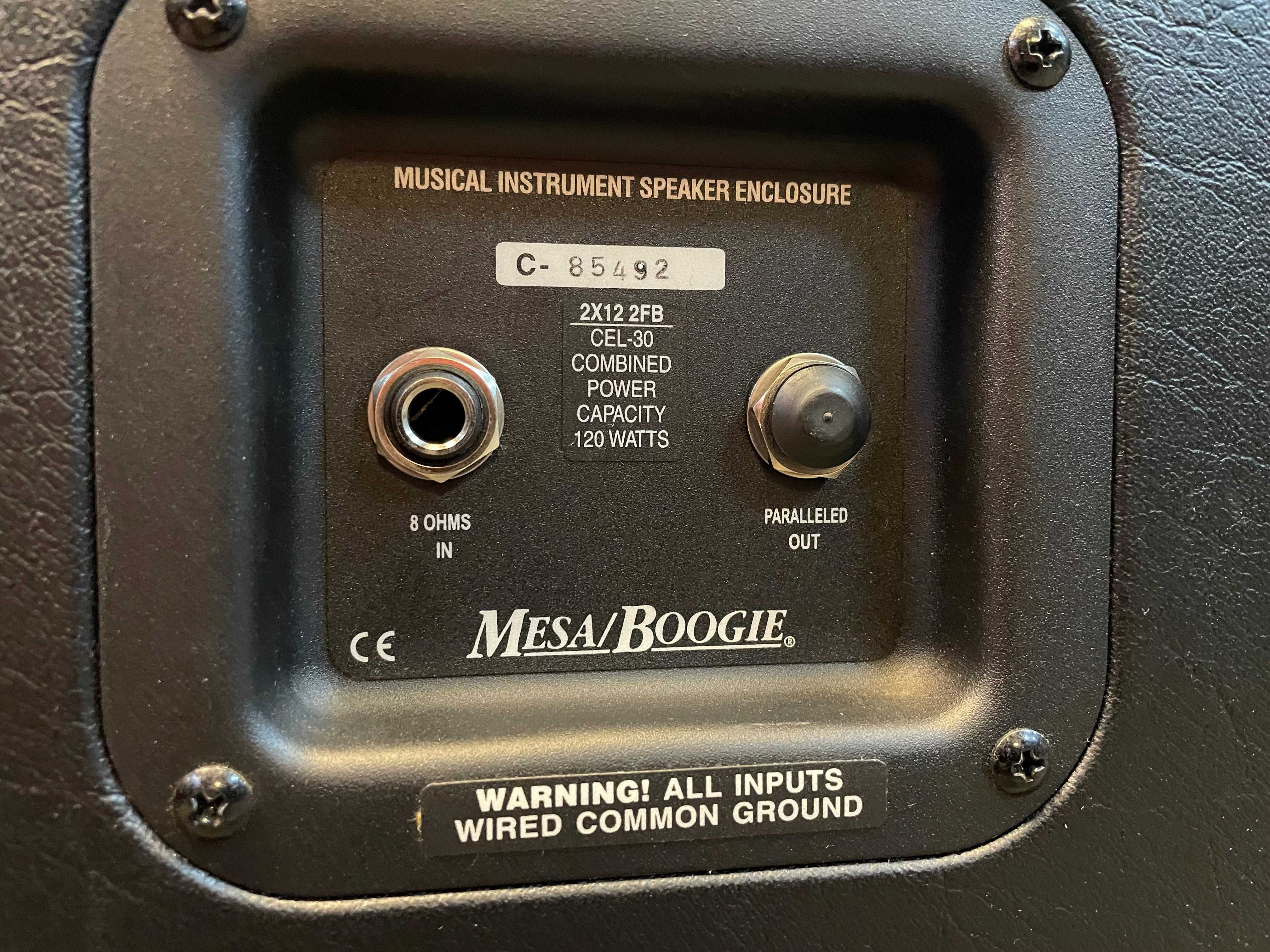 Mesa Boogie 2x12 Rectifier Box