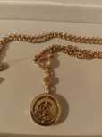 Цепочка подвеска из желтого золота Bulgari