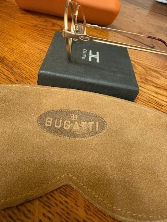 Oprawki bugatti pozłacane