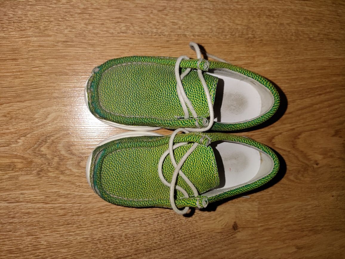 Zielone mokasyny grasshopper 27
