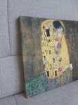 Obraz Reprodukcja obrazu Gustav Klimt The Kiss 55x55cm