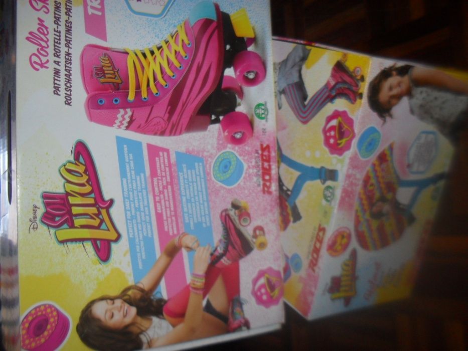 Patins e Capacete "Soy Luna"