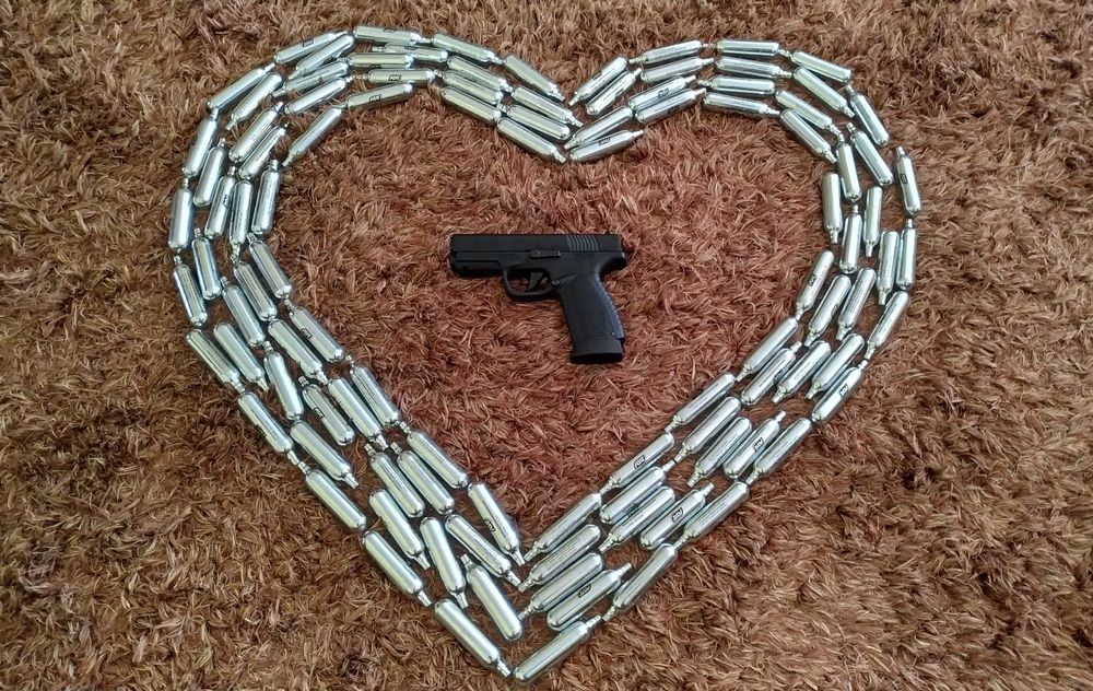 CO2 Botija / garrafa / ASG - para airsoft pistola bicicleta tiro