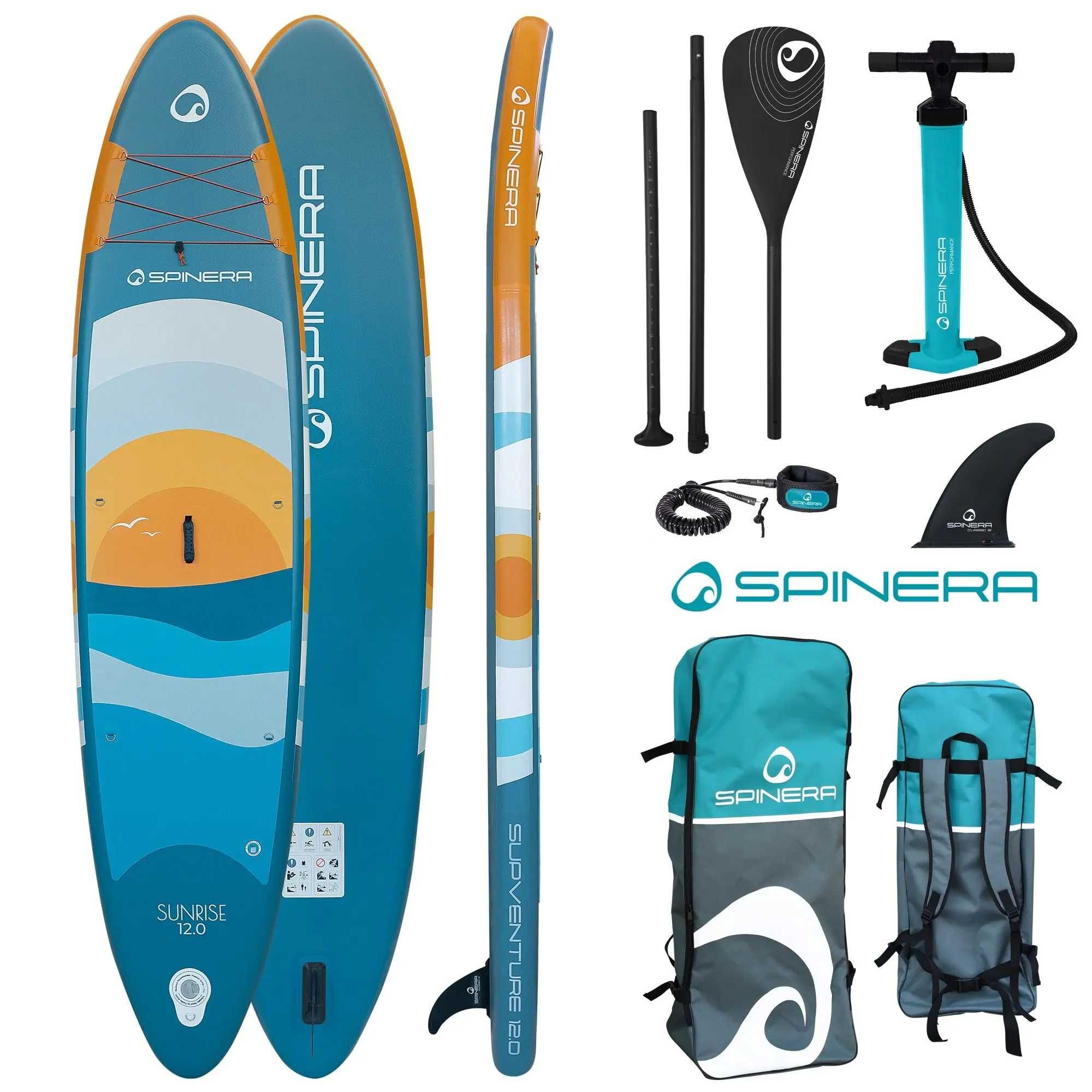 ТОП-НОВИНКА SPINERA Sunrise 12'0 САП борд board доска SUP дошка 366