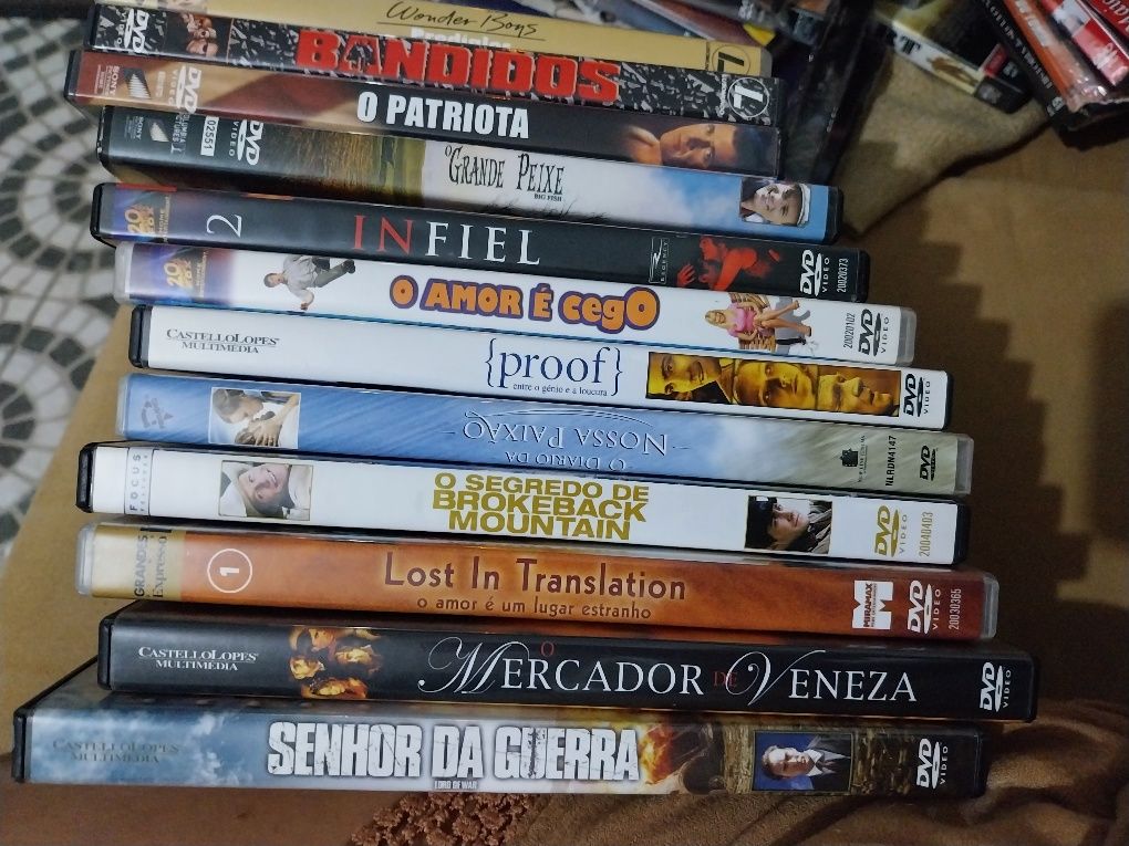 Dvd's filmes, documentários, outros