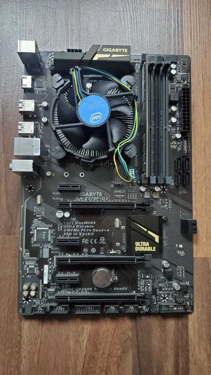 Gigabyte GA-Z270P-D3 + Intel 2.8ghz , 4-8gb ram