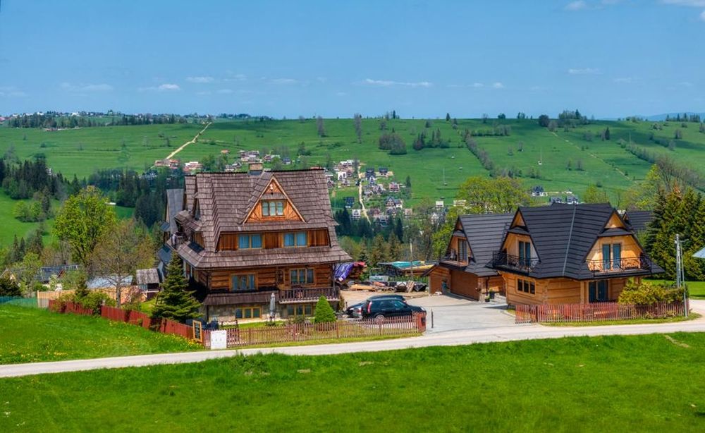 Balia  piękny duży góralski domek 8 osób apartamenty z cud