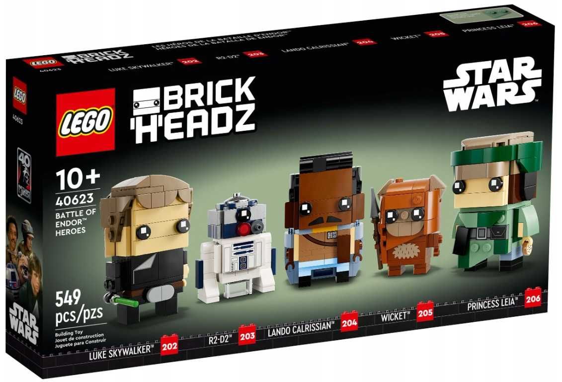 Lego BrickHeadz Star Wars 40623 Bohaterowie Bitwy o Endor