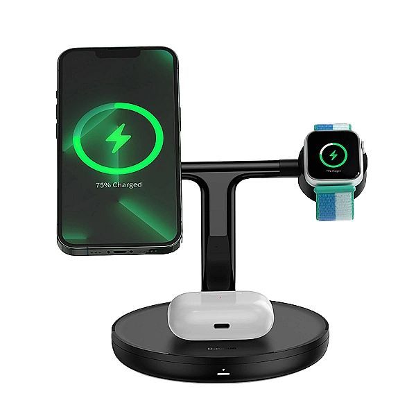 Baseus Swan ładowarka indukcyjna (kompatybilna z MagSafe) stojak do iP