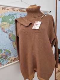 Sweter damski rozmiar uniwersalny camel