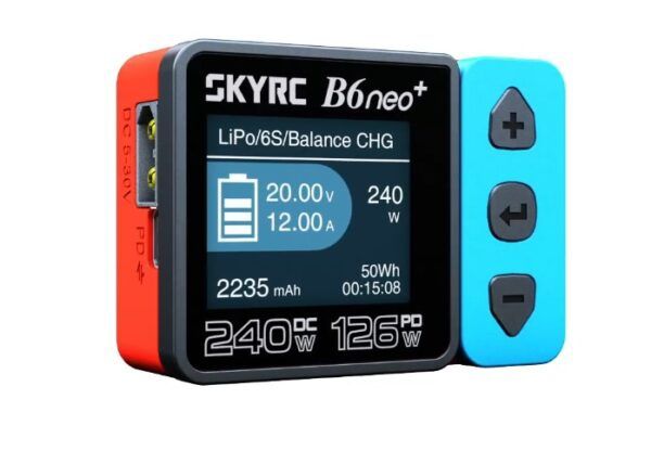 SkyRC B6neo+ ładowarka 240W 10A 6S LiPo/LiFe/LiIon/LiHV