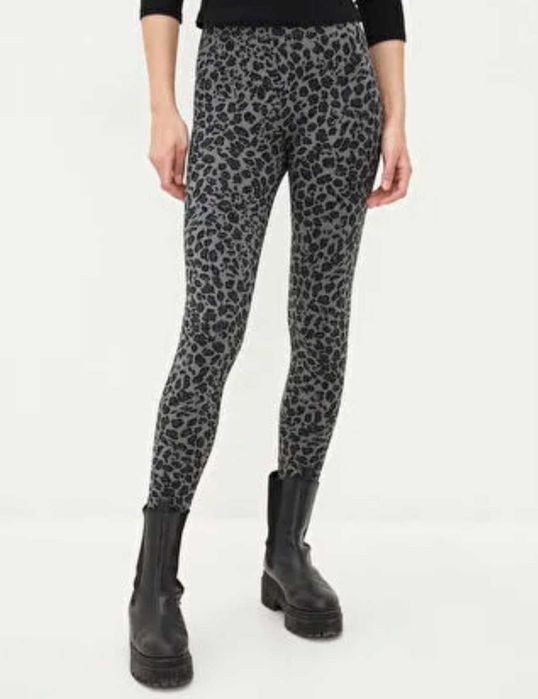 Леопардові лосини  ZARA, з утяжкою, розмір М