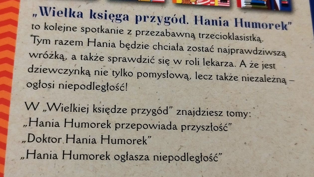 Wielka księga przygód Hania Humorek