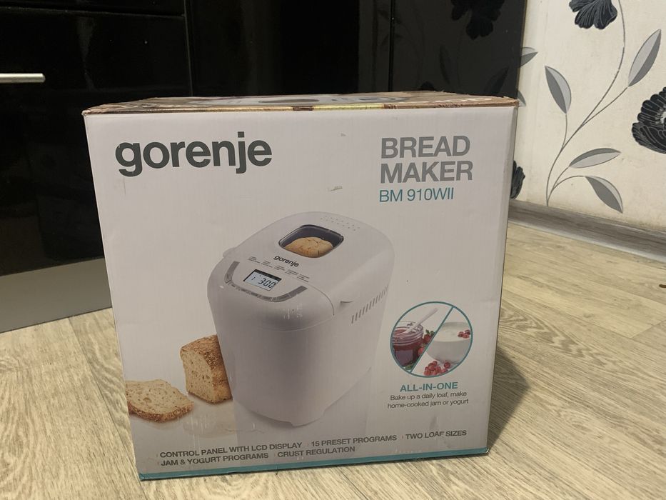 Хлебопечка Gorenje BM910WII — отличное состояние!