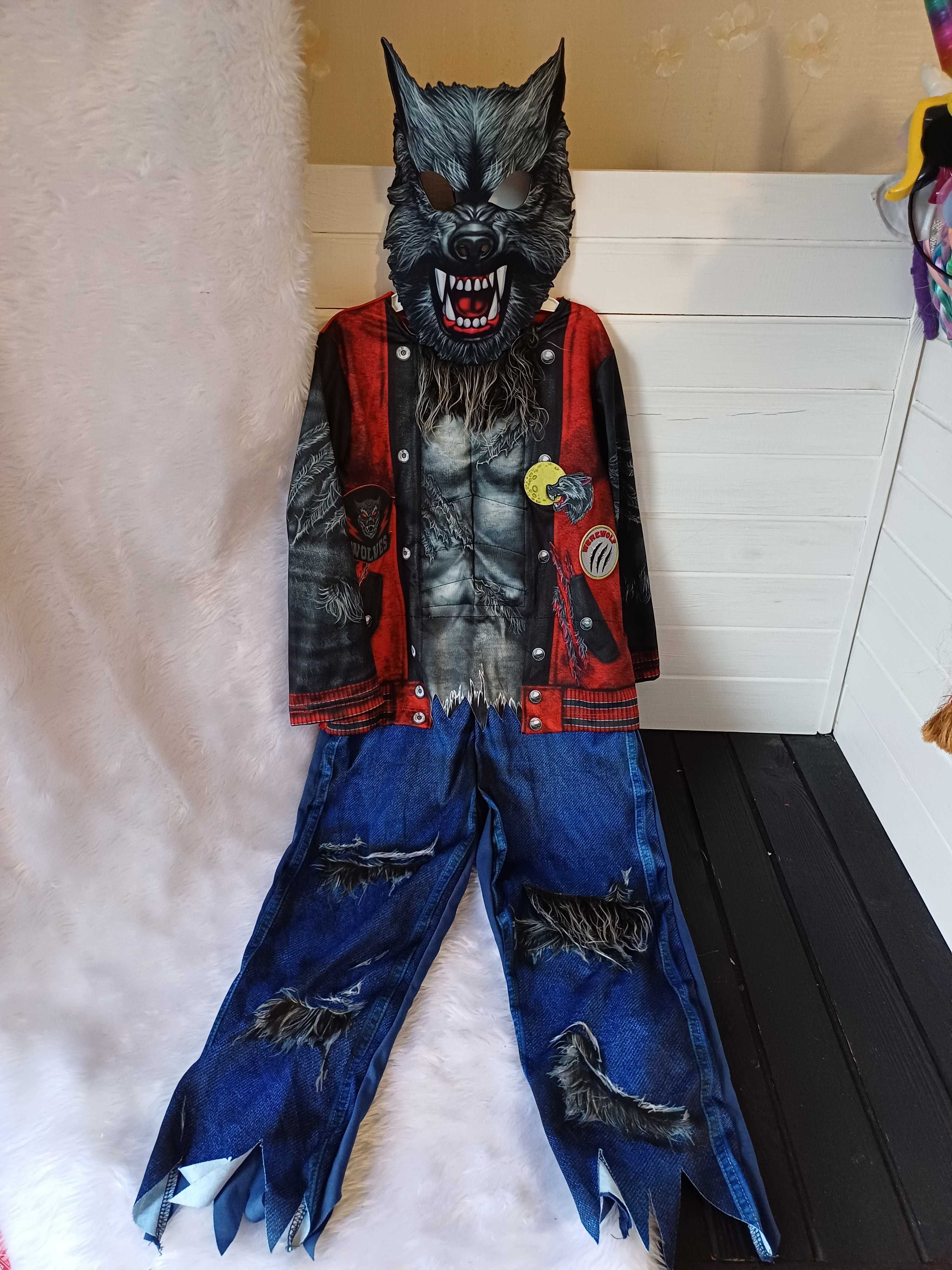 Карнавальний костюм вовк оборотень вовкулак волк 5-6 років