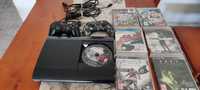 Konsola PS3 ( 500GB)  PlayStation 3 + pady + gry i okablowanie