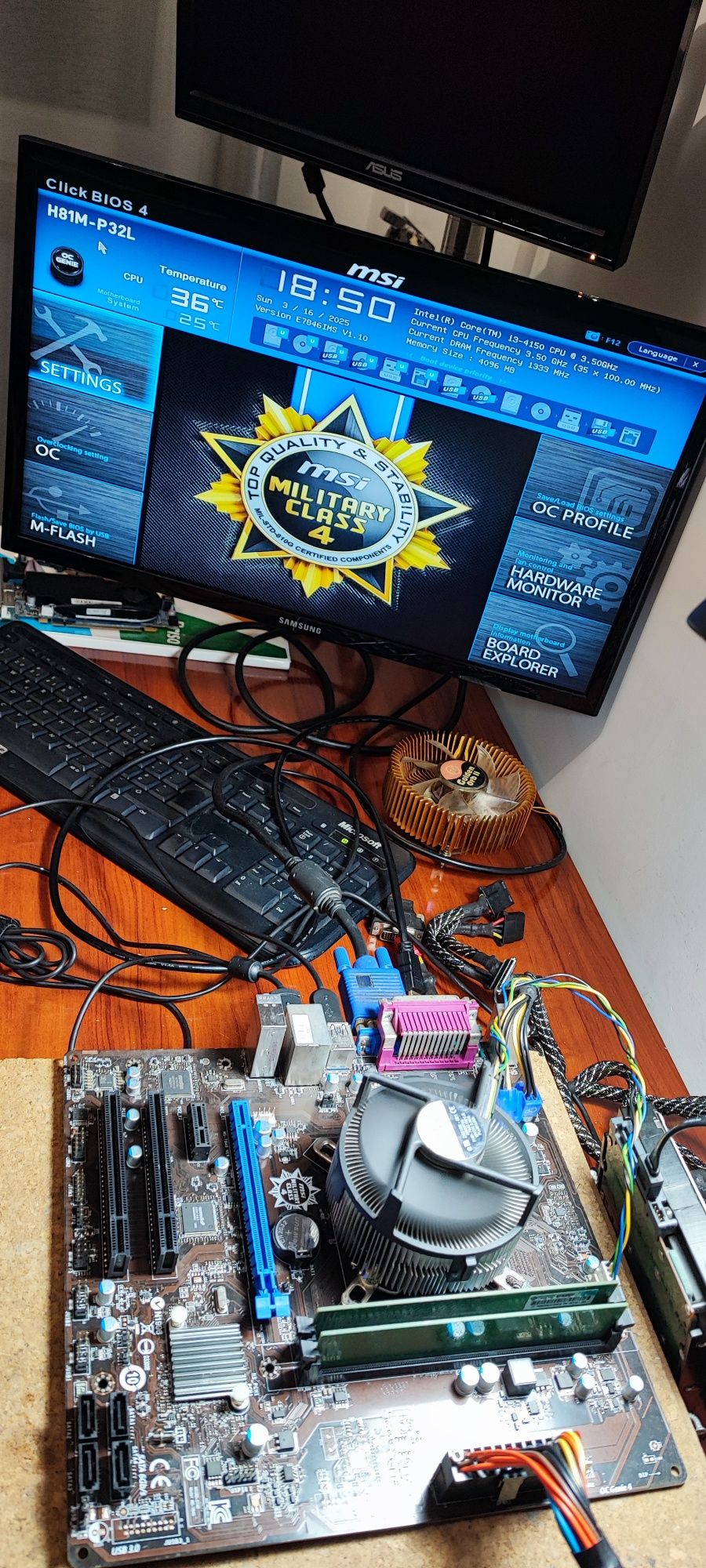 Motherboard  MSI H81M-P32L  (LGA/SOCKET 1150)