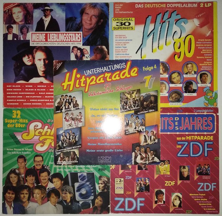 LP Вініл Німецька Естрада Шлягер Deutschen Hits 90 Schlager Festival80