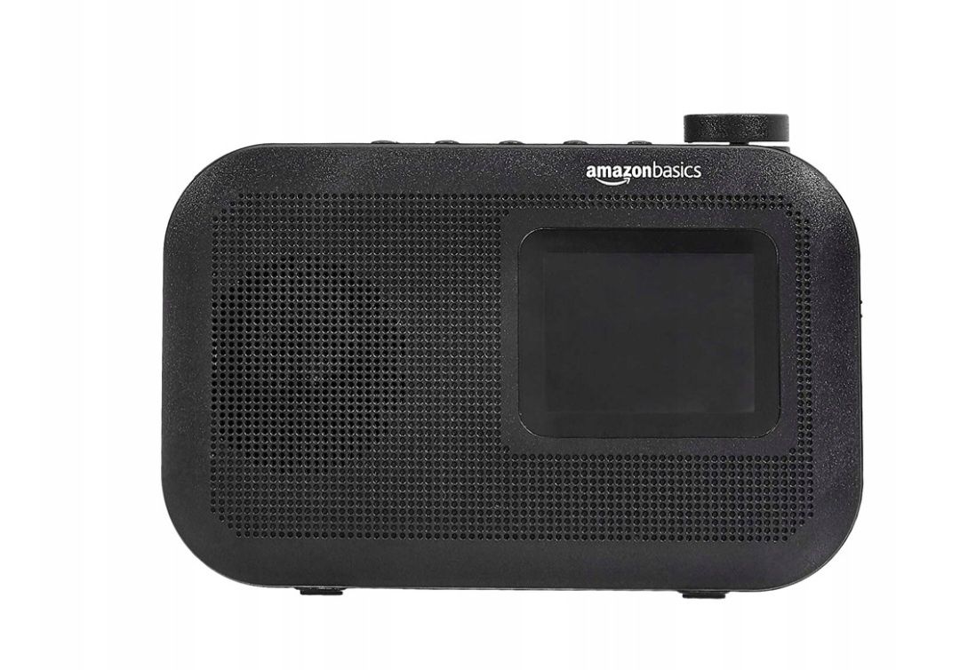 Przenośne radio DAB/DAB+/FM Amazon Basics bluetooth wyświetlacz 2,4 "