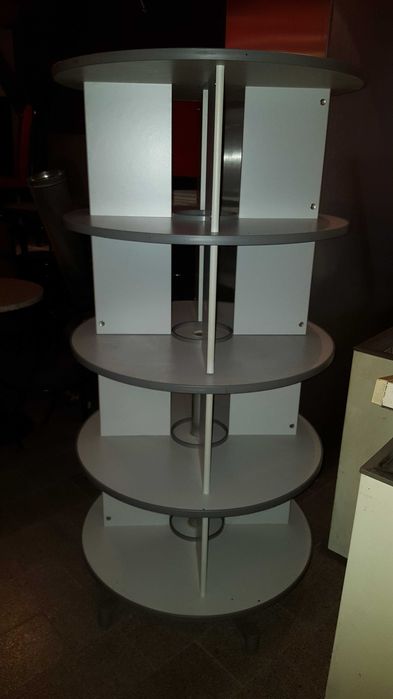 Móvel Armario de Escritório Cinzento 4 prateleiras